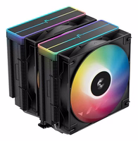 DeepCool AG620 BK ARGB V2 Mikroschemų rinkiniui, Motininė plokštė Orinis aušintuvas 12 cm Juoda 1 vnt