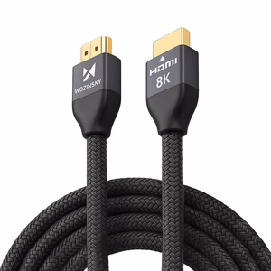 Kabelis (m) HDMI 2.1 8K 60 Hz 48 Gbps / 4K 120 Hz / 2K 144 Hz 5 m sidabrinis (WHDMI-50)