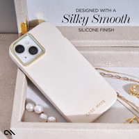 dėklas-Mate Silicone MagSafe - dėklas iPhone 15 Plus (smėlio)