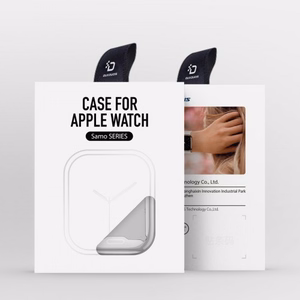 Dėklas Dux Duxis "Samo" skirtas Apple Watch 7 45mm sidabrinis (kartu su LCD apsauginiu stikliuku)
