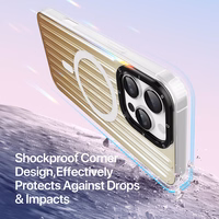 Dėklas Dux Ducis Zest Apple iPhone 16 Pro Gradient Desert Gold