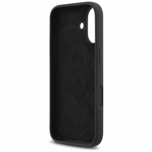 Guess Silicone Big 4G Script dėklas telefonui iPhone 17 juodas