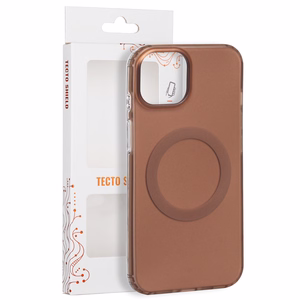Tecto Shield Mistiq Mag dėklas, skirtas iPhone 13 / 14 6,1", rudas