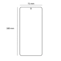 Apsauginis stiklas 2,5D Motorola Moto G35 5G