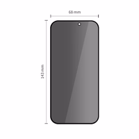 Tech-Protect Quick Set Spy+ Privatumo stiklas 2-jų rinkinys iPhone 12 / 12 Pro