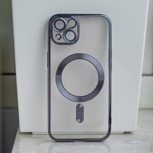 Color Chrome Magnetinis dėklas telefonui iPhone 12 6,1" juodas