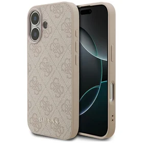Guess 4G Klasikinis Dėklas telefonui iPhone 17 - rožinis