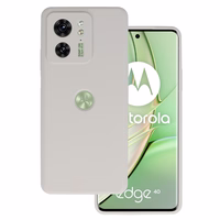 Dėklas telefonui Silikoninis lengvas titano spalvos Motorola Edge 40 5G