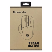 PELĖ DEFENDER GM-126 TISA RF+BT OPTIC 1600dpi 6P BALTA