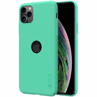 Nillkin Super Frosted Shield - dėklas Apple iPhone 11 Pro z wycięciem na logo (Mint žalias)
