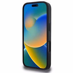 DKNY Languotas raštas magnetinis iPhone 16 Pro Max dėklas - juodas
