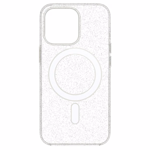 TEL PROTECT MagSilicone skaidrus dėklas telefonui Iphone 14 Pro Max su blizgučiais