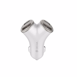 Devia car įkroviklis Extreme Metal PD 48W 2x USB 2x USB-C sidabrinis
