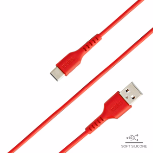 SBS TECABLEMICROC15R USB-A - USB-C kabelis 1.5 m - raudonas