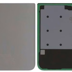 Нижняя задняя крышка для Samsung F711 Z Flip3 5G Phantom Black (б/у Grade C)
