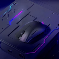 Machenike L8 Max Belaidė žaidimų pelė su Krovimo stotelė - juodas