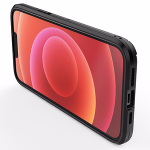 Ring Armor dėklas telefonui iPhone 14 Plus šarvuotas dangtelis su magnetiniu laikikliu ir žiedu juodas
