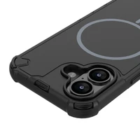 Defender 2in1 Mag dėklas for iPhone 16 6,1" juodas