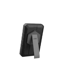 UAG Rugged 10K Išorinė baterija (f) su stovu, 10W belaidžiu įkrovimu, MagSafe suderinama, kabelis įtrauktas - juoda