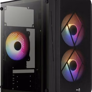 Aerocool CS107V2 juodas Mini Tower kompiuterio korpusas