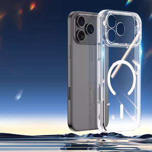 Dux Ducis CLIN MAG Чехол совместимый с MagSafe для iPhone 17 Pro (Open Ring Version) прозрачный