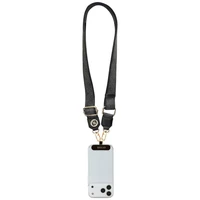 GUESS universalis dirželis GUUCNP4DGMK (4G PU dirželis, rišiklis, Strass metalo logotipas) juodas