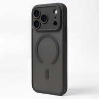 Mag Matt dėklas iPhone 12 6,1" juodas