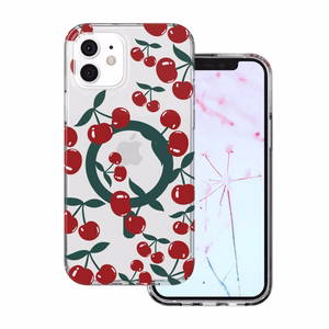 Cherry Mag dėklas skirtas iPhone 12 / 12 Pro 6,1" skaidrus