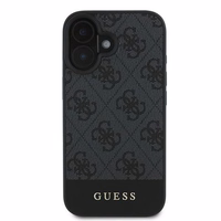 Guess 4G apatinė juostelė dėklas telefonui iPhone 16 Plus 6.7" - pilka