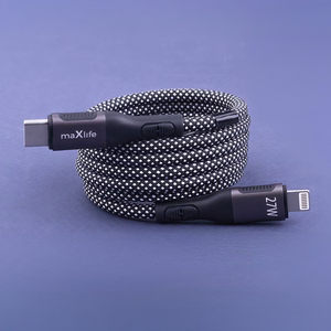 Maxlife MXUC-11 магнитный кабель USB-C - Lightning 1,0 m 27W черный нейлон