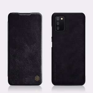Nillkin Qin odinis dėklas Samsung Galaxy A03s juodas