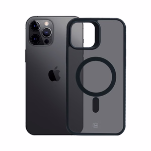 3mk Smoke Magnetinis dėklas telefonui Apple iPhone 12 Pro Max - juodas
