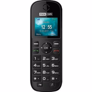 MAXCOM MM35D SE mobilusis telefonas senjorams, juodas