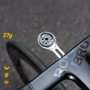 Rockbros FK-307T titano lydinio dviračio kompiuterio laikiklis – titano spalvos