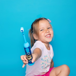 Paw Patrol vaikiškas svyruojantis dantų šepetėlis KOSMO mėlynas