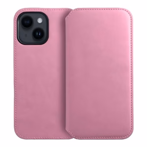Telefono dėklas Dual Pocket, skirtas Samsung A145 A14 4G / A146 A14 5G, rožinis