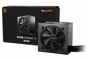 be quiet! PURE POWER 12 650W maitinimo blokas 20+4 pin ATX ATX juodas