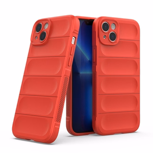 Magic Shield Case dėklas telefonui iPhone 14 Plus lankstus šarvuotas dangtelis raudonas