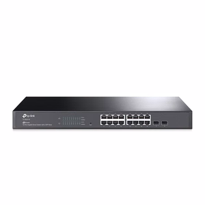 TP-Link JetStream TL-SG2218 tinklo komutatorius Valdomas L2/L2+ Gigabit Ethernet (10/100/1000) 1U Juoda