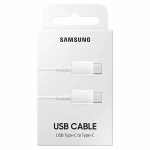 SAMSUNG originalus laidas Type-C į Type-C EP-DA705BWEGWW 1 m, baltas, blister