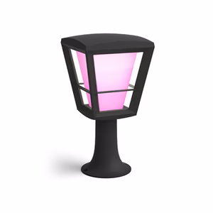 Philips Hue WCA Econic Outdoor Pedestal Lantern 15 W 2000-6500 Hue White Colour Ambiance