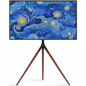 Techly ICA-TR18SAM televizoriaus laikiklis 165,1 cm (65"), riešutmedžio spalvos