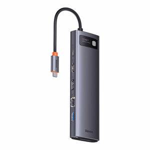 BASEUS adapteris HUB 12in1 Type C WKWG020213/BS-OH037 0,2 m pilkas