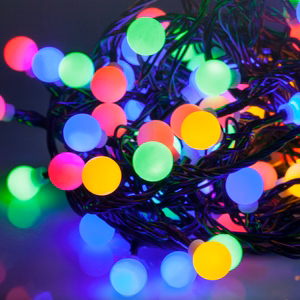Rebel outdoor LED Christmas lights, 10 m, RGB, selectable lighting modes