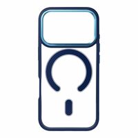 COLOR EDGE MAG COVER magnetinis dėklas telefonui, suderinamas su MagSafe, skirtas IPHONE 17 Pro, tamsiai mėlynas