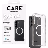 CARE by PanzerGlass Samba skaidrus Qi dėklas Samsung Galaxy S26+ - skaidrus