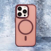 Frozen Mag dėklas for iPhone 17 Pro 6,3" raudonas open ring