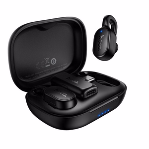 Belaidis prisegamas mikrofonas Hoco L27, USB C, juodas