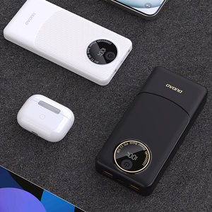 Išorinė baterija Dudao K12 10000mAh PD22.5W USB-A, USB-C - juoda