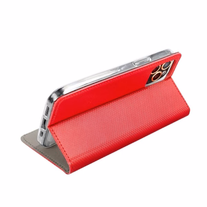 Atverčiamas Smart Case Book dėklas, skirtas Oppo Reno 15, raudonas